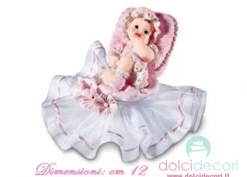 Topper elegante bimba