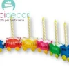 Trenino in plastica porta candele