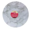 Vassoio marmorizzato grigio/argento 30