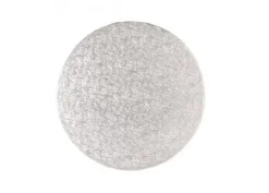 Vassoi per torte: cake board tondo 30 cm Silver