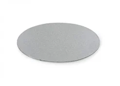 VASSOI PER TORTE: CAKE BOARD TONDO 35 CM SILVER