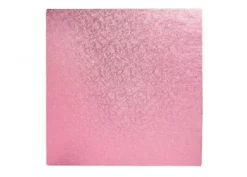Vassoi per torte: cake drum quadrato Rosa 30