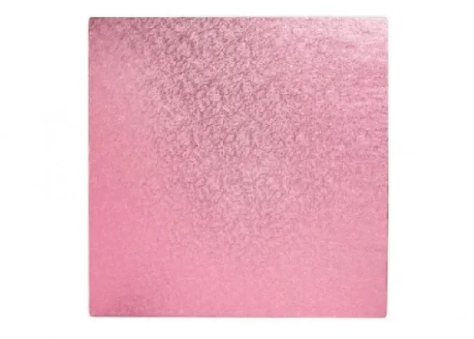 Vassoi per torte: cake drum quadrato Rosa 30