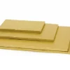Vassoi per torte: cake drum Rettangolare Oro 40 X 60