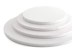 VASSOI PER TORTE: CAKE DRUM TONDO BIANCO 40