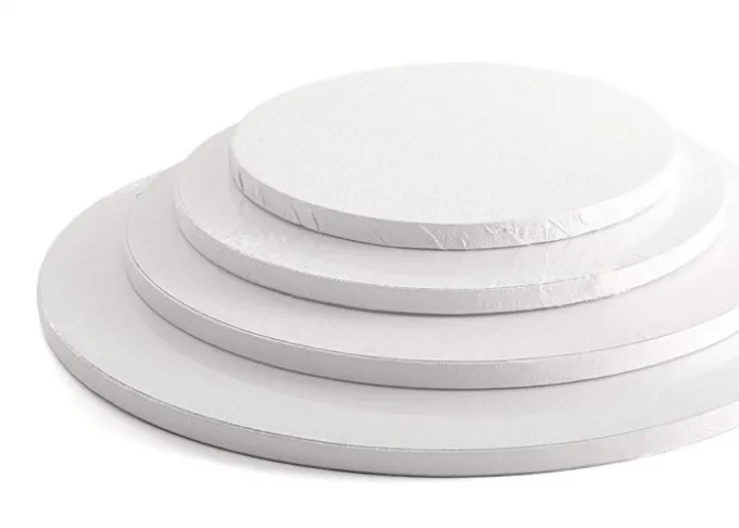 VASSOI PER TORTE: CAKE DRUM TONDO BIANCO 40