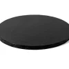 Vassoi per torte: cake drum tondo Nero 35