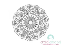 Vassoi per torte: cristallo stella 24 cm