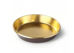 Vassoi per Torte: Vassoio Rotondo Dorato cm 30