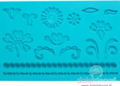 Wilton stampo silicone barocco rose
